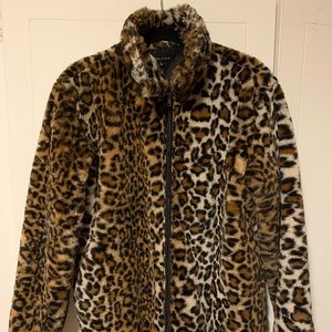 Furry Cheetah Coat